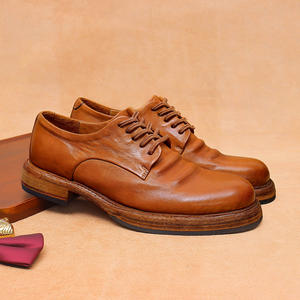 Botas de Cuero Genuino para Hombre, Diseño Clásico, Otoño-Invierno 2025, Cómodas, Impermeables, Antideslizantes, Estilo Slip-On - Product Image 3