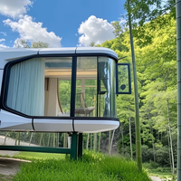 Meilleure Qualité Vente en Gros Usine Maison Capsule Spatiale Modulaire 20ft 40ft Apple Cabin Luxe pour Vivre et Travailler Préfabriqué