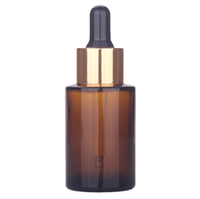 Diskon besar botol penetes kaca buram untuk minyak esensial & Serum 30ML 50ML 100ML bahu datar untuk penggunaan rumah