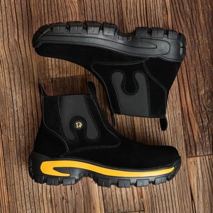 Wholesale Quality <strong>Men's</strong> Outdoor Chelsea <strong>Boots</strong> Slip on Durable PU Leather Mid-calf Western Outdoor Mens Dr <strong>Marten</strong> Style Shoes - Product Image 3