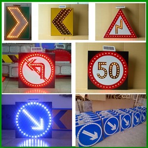 Panneau d'arrêt de bus promotionnel oem à bas prix éclairage de sécurité routière flèche de circulation <span class=keywords><strong>signal</strong></span> de passage à niveau panneaux d'arrêt à led à énergie solaire - Product Image 5