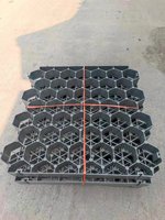 GVS Pavés de gazon en plastique respectueux de drainage 100% Nouveau HDPE pour un aménagement paysager durable