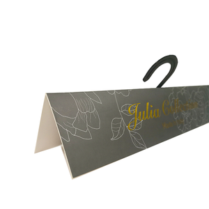 Colgadores de exhibición de tela reciclada personalizados respetuosos con el medio ambiente, muestra para minoristas - Product Image 5