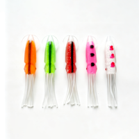 Leurre de pêche en mer Bellance Factory OEM/ODM 12cm en PVC souple, imitation calamar, lumineux, pour eau de mer