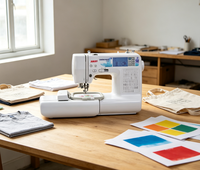 Machine à broder et à coudre multifonction portable JUKKY 890, nouveau modèle, adaptée à l'application industrielle et à un usage domestique