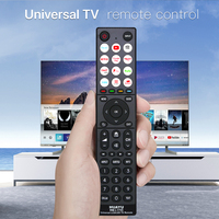 Control Remoto Infrarrojo para TV HUAYU RM-L1755 con 12 Botones de Acceso Directo para Todos los Televisores LCD y LED