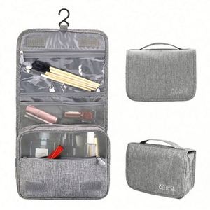 Bolsa de Almacenamiento de Cosméticos Multifuncional para Viaje, Bolsa de Maquillaje de Gran Capacidad, Impermeable, de Tela Oxford, Bolsa de Aseo Colgante - Product Image 3