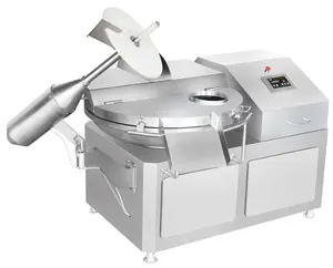 Cortador de tigela de alta velocidade e alta produtividade usado para a indústria alimentar, máquina de trituração e mistura de processamento de alimentos na China