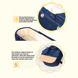 Lit de bébé pliable portable pour la sortie de la maternité et les voyages, lit léger et maniable avec sac de transport pour l'hôpital et la maison - Product Image 4