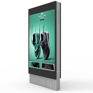 Kiosco Reproductor de Publicidad Exterior Personalizable, Pantalla LCD de Doble Cara, Tótem Vertical Impermeable, Señalización Digital Exterior - Product Image 3