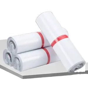 环保12x15.5 5x7 in 8.5x10 12x12白色塑料包裹布包装信封聚邮包袋