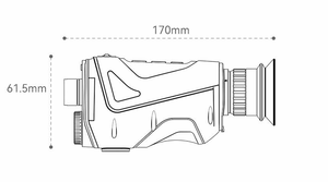 Technologie AI 384*288 Détecteurs thermiques et écrans OLED 1024x768 Jumelles thermiques Imageur <span class=keywords><strong>thermique</strong></span> Portée <span class=keywords><strong>thermique</strong></span> pour la <span class=keywords><strong>chasse</strong></span> - Product Image 2