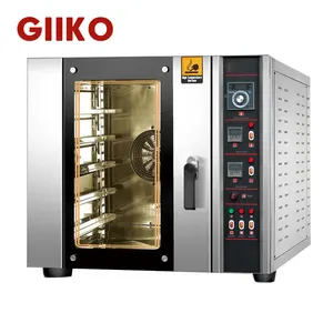 Hot Air 5 8 10 Tray Industrial Convection Oven Electric/Gas with Steam Bakery Commercial Convection Ovens for Sale Baking Bread