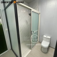 Casa móvil plegable de cápsula completamente amueblada prefabricada de China, casas prefabricadas con cocina extensible para aplicaciones de dormitorio