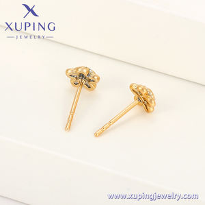 Orecchino-136 <span class=keywords><strong>xuping</strong></span> di modo 18K di colore dell'oro della lega di rame piccolo orecchino della vite prigioniera per le donne - Product Image 5