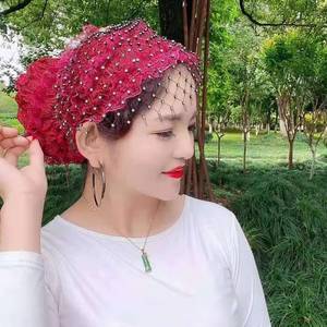 fashion elastic sweatshirt, pearl Islamic Muslim women's headscarf, Indian <b>hat</b>, headscarf - Product Image 4