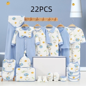 Primavera otoño recién nacido Luna Llena Vetement Bebe 0 24 Mois ropa de bebé caja de regalo conjunto - Product Image 3