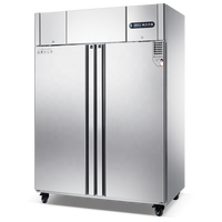 Équipement de Réfrigération Professionnel Congélateur en Acier Inoxydable Réfrigérateur Vertical Grande Capacité pour Restaurant