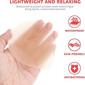 Almohadilla fina sin costuras de 3 tamaños adhesiva/no adhesiva de silicona Anti <span class=keywords><strong>Camel</strong></span> - Product Image 3