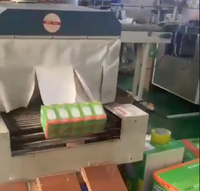 Machine d'emballage et de scellage thermorétractable automatique contrôlée par PLC pour sacs en plastique et emballages en carton, capacité de 1000 kg