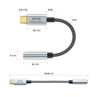 Venta al por Mayor de Dongle de Audio DAC Tipo-C con Chip CX31993, Decodificación HiFi de Bajo Ruido, Carcasa Metálica, Logotipo Personalizado Aceptable, OEM ODM