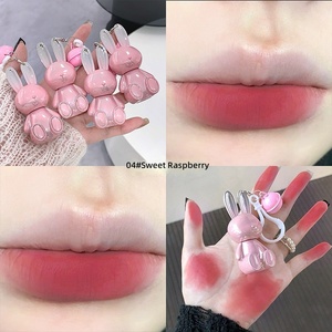 พว<span class=keywords><strong>ง</strong></span>กุญแจรูปกระต่ายสีชมพูน่ารัก ลิปมัด<span class=keywords><strong>เน</strong></span>ื้อกำมะหยี่ ติดทนนาน ไม่เหนียวเหนอะหนะ ลิปกลอ<span class=keywords><strong>ส</strong></span><span class=keywords><strong>ส</strong></span>ำหรับแต่<span class=keywords><strong>ง</strong></span>หน้าประจำวัน - Product Image 6