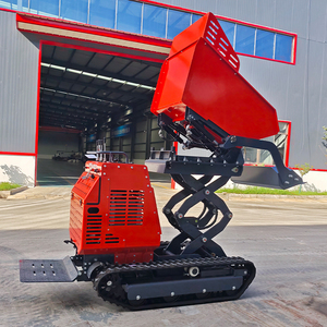 Brand New YHMG YH1000 1000kg Mini Crawler <b>Dumper</b> Rubber <b>Track</b> Hydraulic Self Unloading Transporter - Product Image 1