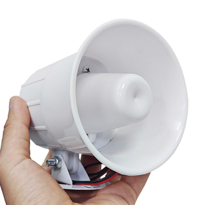 Sirena de Alarma de Color Blanco de 12v y 110db, Altavoz de Agudos con Cable, Sirena de Alarma con Bocina Fuerte, Sistema de Alarma Antirrobo para Seguridad en Exteriores - Product Image 2