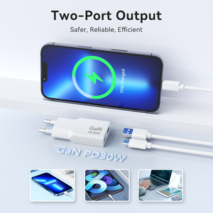 Adaptador Tipo C PD30w de 30 Vatios de Proveedor Chino, Cargador de Celular, Adaptador de Corriente de 30w para <span class=keywords><strong>iPhone</strong></span> 13, <span class=keywords><strong>iPhone</strong></span> y iPads - Product Image 6