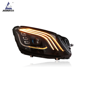 ชิ้นส่วนไฟหน้า LED Jushun สำหรับ W222 Mercedes-Benz S-Class Maybach พร้อม DRL และเลนส์ - Product Image 1