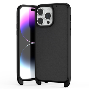 Newest <strong>Low</strong> <strong>Price</strong> Sublimation Groove Blank Tpu Pc Lanyard <strong>Mobile</strong> Phone Back Case for Iphone 14 - Product Image 1