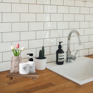 Декоративный поднос-органайзер Ferdinand из дерева в деревенском стиле для ванной, кухни, туалетного столика - Product Image 5