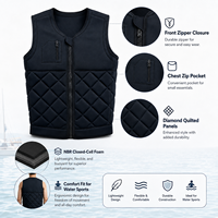 Gilet de flottabilité en néoprène 120-150N pour le rafting en eaux vives, le kayak, le canyoning et le sauvetage aquatique
