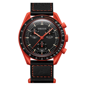 DREOX Orologi di Coppia alla Moda, Edizione Speciale Missione Spaziale, Cronografo al Quarzo per <span class=keywords><strong>Uomo</strong></span> e <span class=keywords><strong>Donna</strong></span> - Product Image 6