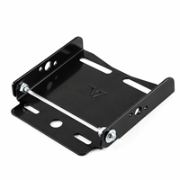 Support de plaque d'immatriculation de moto pliable compatible avec Bajaj Rouser NS 200, 160, 135, 125.