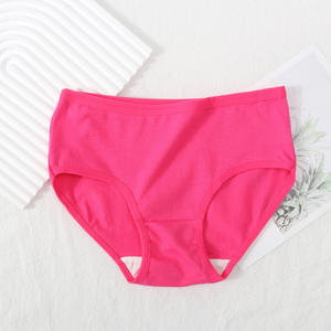 مخزون متوسط الارتفاع للبنات صافي تنفس صغير متوسط كبير ملابس داخلية للأطفال بلون سادة للطلاب الرضع - Product Image 6