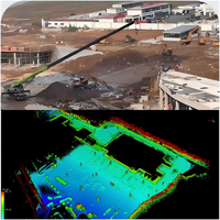 Software Lidar360MLS Plus Escáner SLAM LiGrip O2 Lite, Lidar 3D para Túneles, Modelado Arquitectónico de Áreas sin Características, OEM