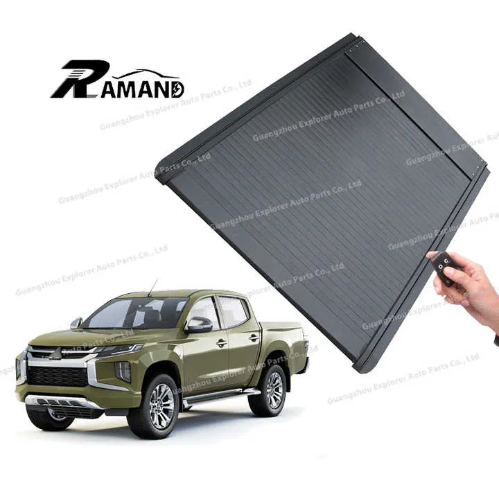 Coperchio del rullo del camion in alluminio per VW AMAROK 2015 2021 elettrico retrattile 2023 accessori per mitgine Triton 2017 Tonneau