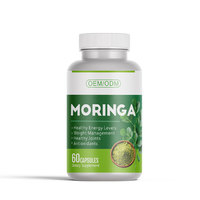Capsules de protéines végétales naturelles de Moringa, marque privée OEM, végétariennes |   Capsules de poudre de Moringa pour lutter contre les radicaux libres