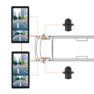 Il Monitor Mirrorless universale da 10.36 pollici sostituisce la telecamera di backup del Bus elettronico specchietto retrovisore laterale del camion - Product Image 6