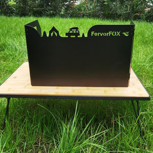 Chihu Camping - Parabrisas triple plegable para exteriores, lámina concentradora de calor para estufa de gas portátil, a prueba de viento y que retiene el calor - Product Image 4