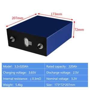 Batería Prismática de Litio Hithium de 3.2v, 320ah, 340ah, 314ah, 300ah, 280ah, para Sistemas Solares, Autos, Barcos, Bicicletas, Iones de Litio - Product Image 2