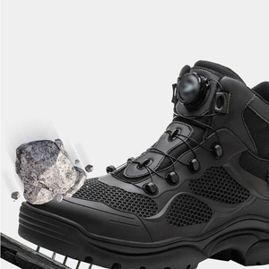 Chaussures de sécurité premium pour hommes – Tendance, anti-perforation, anti-écrasement, pour travaux de construction, grandes tailles, été et hiver - Product Image 3
