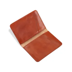 High Quality Genuine Leather Wallet Retro Real Leather Money Clip Wallet For Men