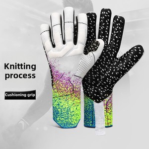 Gants <span class=keywords><strong>de</strong></span> Foot d'Entraînement Professionnels pour Adultes et Enfants, Nouvelle Marque, Latex Épais et Respirant, Style <span class=keywords><strong>Gardien</strong></span> <span class=keywords><strong>de</strong></span> <span class=keywords><strong>But</strong></span> - Product Image 3