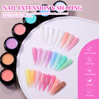 Kit d'extension d'ongles professionnel DIY, gel dur sirène, sans HEMA, sans TPO, certifié CPSR, écologique, marque privée