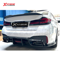 Diffuseur arrière inférieur en fibre de carbone XTREME, kit carrosserie pour BMW F90 M5 G30 G31 520i 530i 540i M550i 2017-2020
