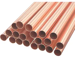 Red Copper Pipe 99% Copper Pipe 20mm 25mm Seamless Copper Pipe