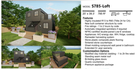 Installation rapide de maisons préfabriquées en conteneurs de 20 pieds, design à 2 étages, maison en conteneur pliable