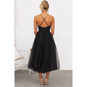 New Arrival Solid Color Tulle <strong>Dresses</strong> Elegant <strong>Seductive</strong> Strapless Tulle <strong>Evening</strong> Gown - Product Image 6